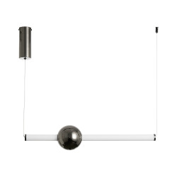 Lampa wisząca O-LINE LED 63 cm czarna ST-1688S-BK Step into Design