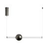 Lampa wisząca O-LINE LED 63 cm czarna ST-1688S-BK Step into Design