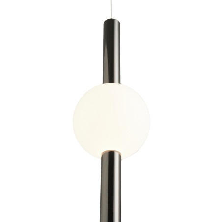 Lampa wisząca O-LINE LED 93 cm czarna ST-1689L BK Step into Design