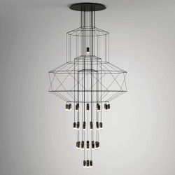Lampa wisząca LINEA-43 XL czarna 150 cm XT100-43P-XL Step into Design