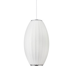 Lampa wisząca SILK BARREL biała 50 cm ST-2335-20 Step into Design