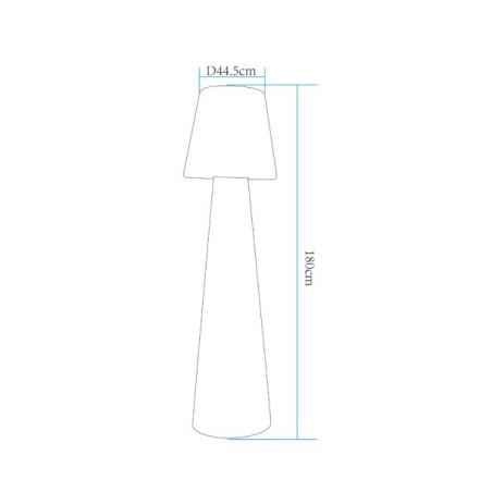 Lampa ogrodowa stojąca GARDENA XL LED RGBW 16 kolorów 180 cm ES-DC007 Step into Design