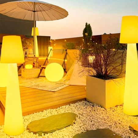 Lampa ogrodowa stojąca GARDENA XL LED RGBW 16 kolorów 180 cm ES-DC007 Step into Design