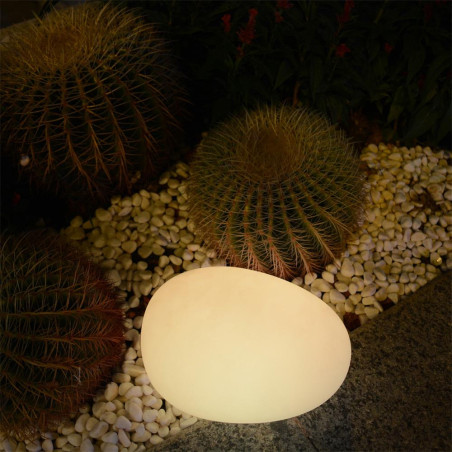 Lampa ogrodowa kamień PEBBLE S LED RGBW 16 kolorów 32 cm ES-ST003 Step into Design