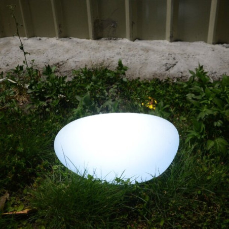 Lampa ogrodowa kamień PEBBLE L LED RGBW 16 kolorów 40 cm ES-ST005 Step into Design