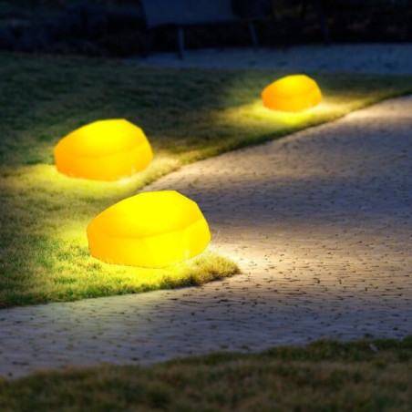 Lampa ogrodowa kamień DIAMOND M LED RGBW 16 kolorów 43 cm ES-ST014 Step into Design