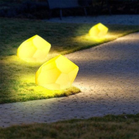 Lampa ogrodowa kamień DIAMOND XL LED RGBW 16 kolorów 60 cm ES-ST016 Step into Design