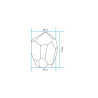 Lampa ogrodowa kamień DIAMOND XL LED RGBW 16 kolorów 60 cm ES-ST016 Step into Design