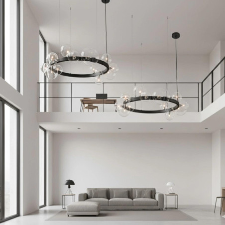 Lampa wisząca ORION czarna 85 cm XC111-850 Step into Design