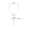 Lampa ogrodowa kula BALL M biała 40 cm ES-B040 Step into Design