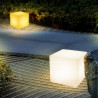 Lampa ogrodowa kostka CUBIC LED M RGBW 16 kolorów 35 cm ES-C3535 Step into Design