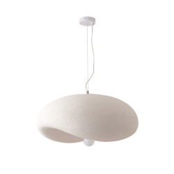 Lampa wisząca STONE FLAT biała 40 cm DN429-400 Step into Design