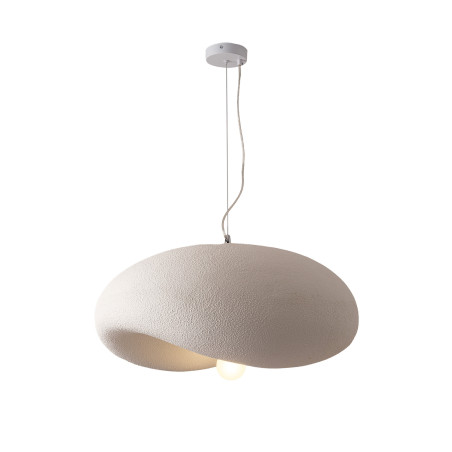 Lampa wisząca STONE FLAT biała 40 cm DN429-400 Step into Design