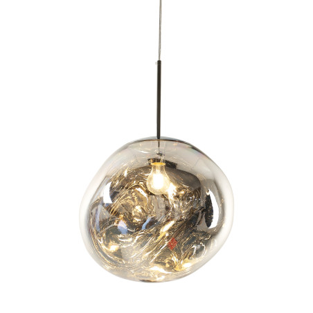 Lampa wisząca GLAM M srebrna 28 cm MP-1239-280 chrome Step into Design