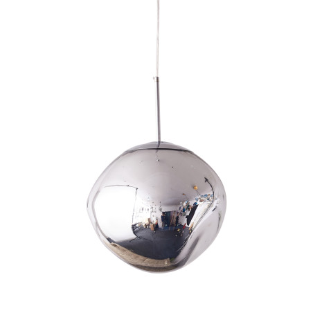 Lampa wisząca GLAM M srebrna 28 cm MP-1239-280 chrome Step into Design