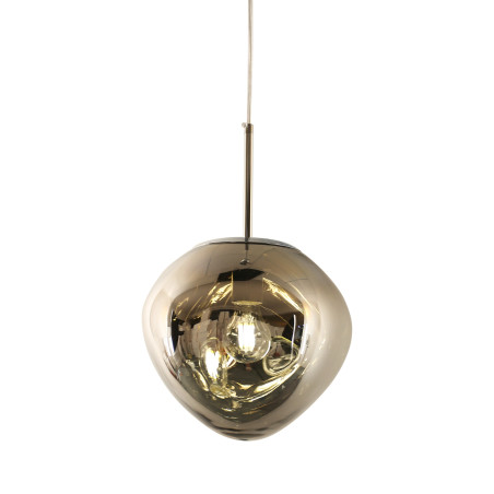 Lampa wisząca GLAM L srebrna 38 cm MP-1239-380 chrome Step into Design