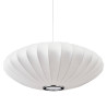 Lampa wisząca SILK FLAT biała 50 cm - nowoczesna i minimalistyczna ST-2328-50 Step into Design