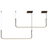 Lampa wisząca MINIMA-2 led czarna 120 cm MP0095-2-120 Step into Design