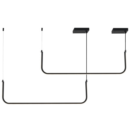 Lampa wisząca MINIMA-2 led czarna 120 cm MP0095-2-120 Step into Design