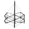 Lampa wisząca SPACE LED czarna 60 cm ST-9858 P/S black Step into Design