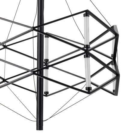 Lampa wisząca SPACE LED czarna 60 cm ST-9858 P/S black Step into Design