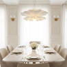 Lampa wisząca PEONY biała 50 cm - nowoczesna lampa sufitowa do salonu ST-8879P white Step into Design