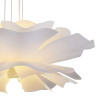 Lampa wisząca PEONY biała 50 cm - nowoczesna lampa sufitowa do salonu ST-8879P white Step into Design
