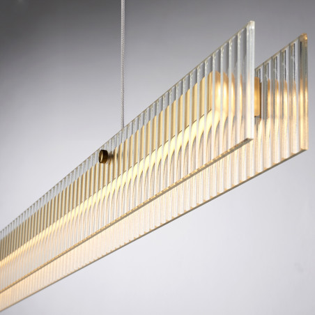 Lampa wisząca LONGIN-120 LED złoty 120 cm ST-10538P-L120 Step into Design