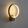 Lampa ścienna AMICI RING LED czarno złota 27 cm ST-B3607 black Step into Design