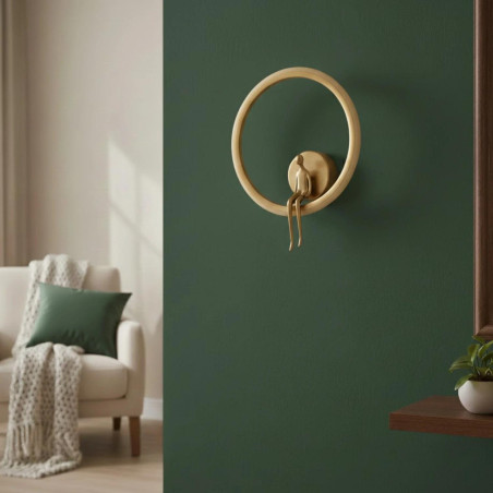 Lampa ścienna LED AMICI RING LED złota 27 cm ST-B3607 gold Step into Design