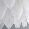 Lampa wisząca PIUMA mosiądz biała 80 cm ST-6289-8 Step into Design