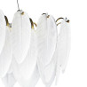 Lampa wisząca PIUMA LONG 100 cm – biała, oprawa sufitowa ST-6289-10C Step into Design