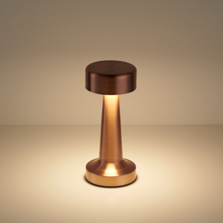 Lampa stołowa TAVOLO A LED dotykowa miedziana 21 cm ST-8127T/A COPPER Step into Design