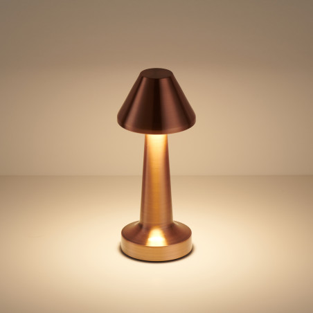 Lampa stołowa TAVOLO B LED dotykowa miedziana 22 cm ST-8127T/B COPPER Step into Design