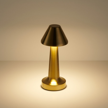 Lampa stołowa TAVOLO B LED dotykowa złota 22 cm ST-8127T/B GOLD Step into Design