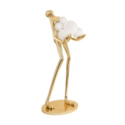 Lampa podłogowa WOMAN GOLD złoty połysk 180 cm F9312 gold Step into Design