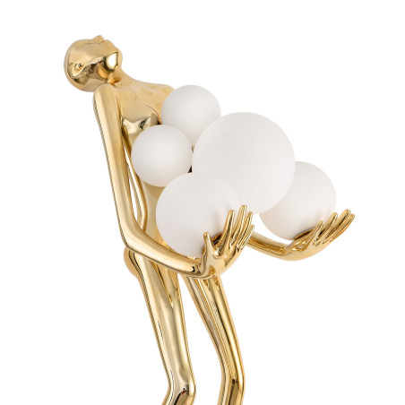 Lampa podłogowa WOMAN GOLD złoty połysk 180 cm F9312 gold Step into Design
