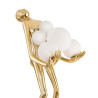 Lampa podłogowa WOMAN GOLD złoty połysk 180 cm F9312 gold Step into Design