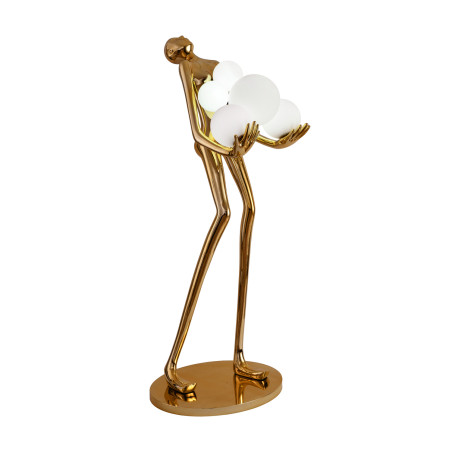 Lampa podłogowa WOMAN GOLD złoty połysk 180 cm F9312 gold Step into Design