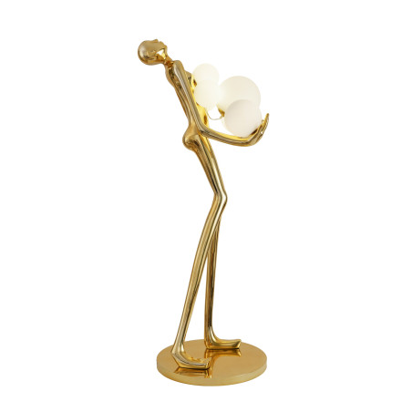 Lampa podłogowa WOMAN GOLD złoty połysk 180 cm F9312 gold Step into Design