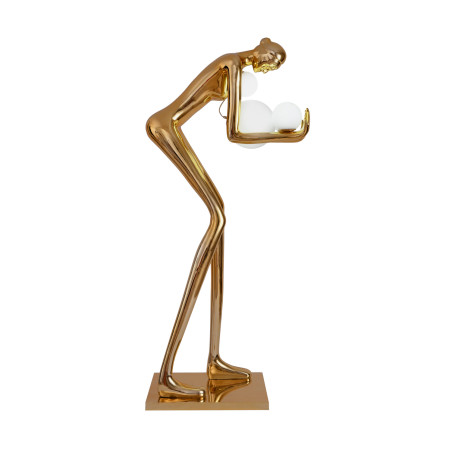 Lampa podłogowa WOMAN-2 GOLD złoty połysk 190 cm DN433-F gold Step into Design
