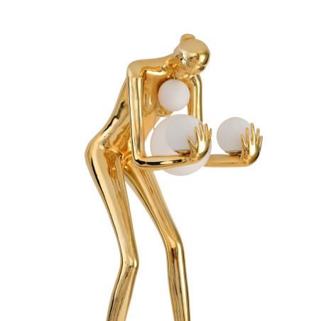 Lampa podłogowa WOMAN-2 GOLD złoty połysk 190 cm DN433-F gold Step into Design