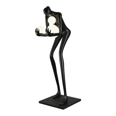 Lampa podłogowa WOMAN-2 BLACK czarna 190 cm DN433-F black Step into Design