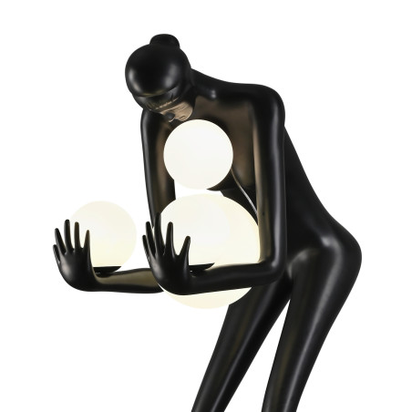 Lampa podłogowa WOMAN-2 BLACK czarna 190 cm DN433-F black Step into Design