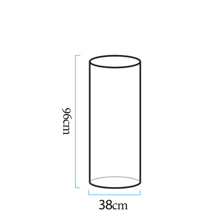 Lampa ogrodowa kolumna TUBE LED RGBW 16 kolorów 96 cm ES-DC031 Step into Design