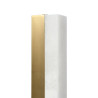 Lampa ścienna BLOCK biały marmur i mosiądz 40 cm ST-3390 Step into Design