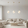 Lampa wisząca ORBITA biało-złota 20 cm - nowoczesny design DP0067-200 Step into Design
