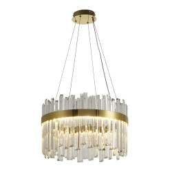 Lampa wisząca ROYAL LED kryształowa złota 50 cm ST-1088-50 Step into Design