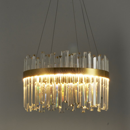 Lampa wisząca ROYAL LED kryształowa złota 50 cm ST-1088-50 Step into Design