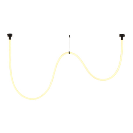 Lampa wisząca SNAKE LED wąż ledowy czarna 300 cm MD1021-3 black Step into Design